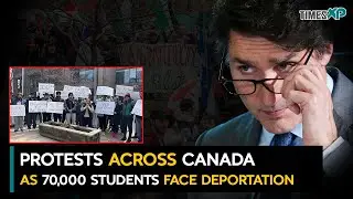 Protest in Canada: 70,000 international students face deportation