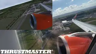 Real World vs X-Plane 11 - A321 NEO Takeoff Comparison