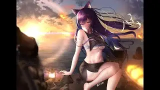 sun is going down speed paint