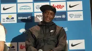 Letsile Tebogo before 2024 Brussels DL