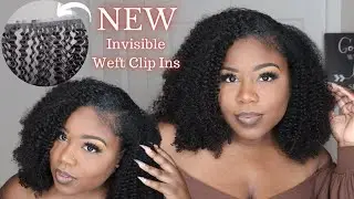 NEW Seamless Kinky Curly Clip Ins | The BEST Method Ever | CurlsCurls