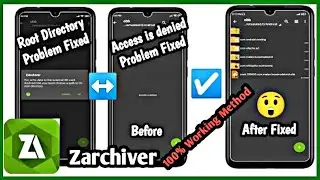 Fix Zarchiver Access is Denied On Android 11|| Obb &  Data File Not Showing In Zarchiver