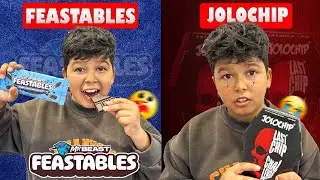 Trying @MrBeast Feastables and Jolo Chips