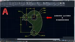 AutoCAD 2022 Exercise: Creating Layers and Dimensions.
