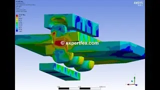 ANSYS Static Structural - FEA Simulation of plasticity occurring during rivet setting and shearing