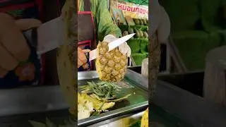 Amazing Pineapple Cutting Skills #shorts