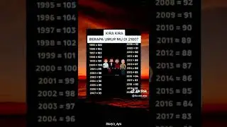 kalian lahir nya tahun berapa
