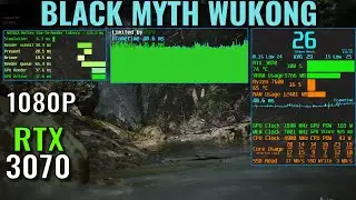 Black Myth Wukong - RTX 3070 - DLSS 3.7.20 - 1080p - Benchmark