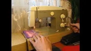 Sewing machine Швейная машина Veritas Веритас 8014/22  test атлас и х\б ткань