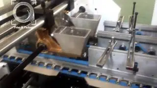 Работа фальцевально склеивающей линии MINI C на малой скорости