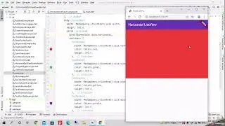 Horizontal scrollable List View in Flutter | flutter tutorial | day14 |