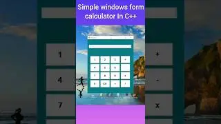 Simple C++ GUI calculator in visual studio 