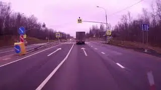 Из Москвы - в Санкт-Петербург. 680км за 20 минут. таймлапс