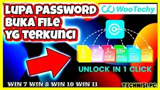 Cara Membuka File RAR ZIP DOC PDF EXLS PPT Yang Di Kunci | Lupa Password | WooTechy iCrowbar
