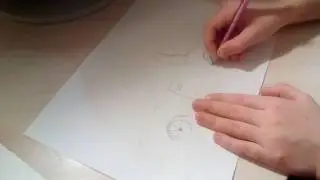 Ксюша рисует кабриолет