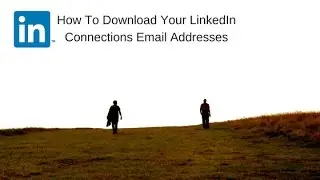 How to Download Your LinkedIn Connections Emails - Access Your Most Useful Information On LinkedIn