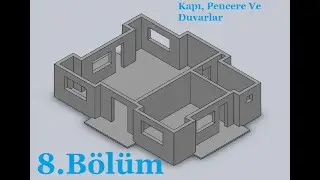 Hayalimdeki Çiftlik Bölüm-8  Merdiven Üst Kat Kapı Ve Pencereler #solidwork