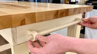 How to make a Towel Rack for a Kitchen Island