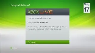 Signing Up and Connecting to Xbox Live