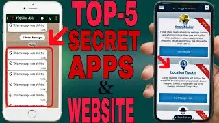 top 5 app's & website / kisi ka live location kise dakhea / how to view deleted messages on Whatsapp