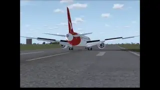FSX Qantas & Japan - Boeing 787-8 (The World is Mine)
