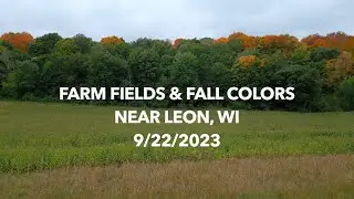 Farm Fields & Fall Foliage Near Leon, WI