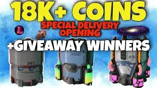 [WR] INSANE 18,000 SPECIAL DELIVERY UNBOXING + Giveaway winners - Update 7.9 War Robots
