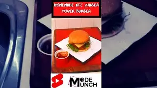 #shorts Homemade KFC ZINGER TOWER BURGER