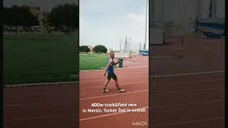 400m track&field race in Mersin Turkey #trackandfield #running #turkey