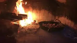 Beef Bourguignon in a wood fired oven