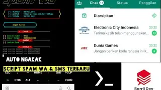 CARA SPAM WA & SMS TERBARU |  Barril Dev
