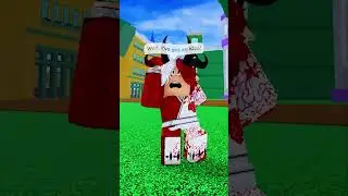 MOCKED THE GIRL WITH CANCER IN BLOX FRUITS! 🐶 #shorts
