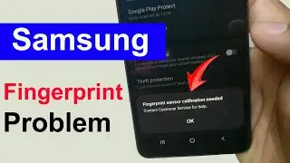 Samsung a31 fingerprint sensor calibration needed - Fingerprint sensor calibration needed