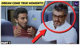 MEETING THALA AJITH | Advanced Green Screen VFX Tutorial | தமிழ் | Part 1