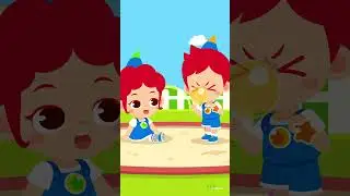 #Shorts | Icky Sticky Bubble Gum | Nursery Rhymes | #JunyTony #KidsSongs