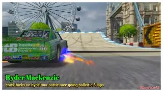 Cars 2 The Video Game | Chick Hicks - Battle Race (Going Ballistic) | Hyde Tour 3 Laps