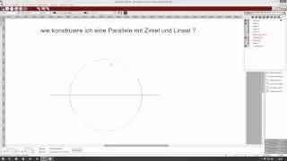 Parallele zu einer Geraden