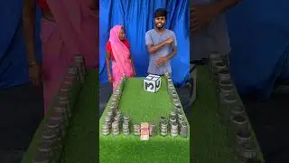 Best Family Steel Glass Drop Challenge #game #shorts