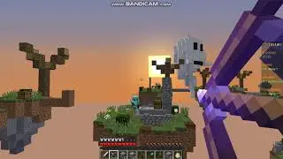 Играю в Minecraft Sky Wars!!!!!!!)