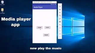 How to create audio music  player app for android using android studio: media player  example