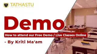 How to attend our Free Demo/ Live Classes Online