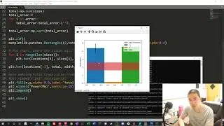 Python Plot bar plot with error (to the POINT demo)