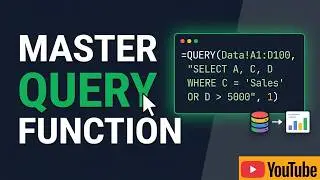 Useful Google Sheets Query Function Explained | Query Function With Multiple Criteria