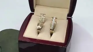 Золотой комплект с бриллиантами 583. Царицыно.Артикул: аб001911