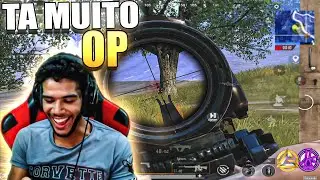 JOGUEI COM A M16 AUTOMATICA PELA PRIMEIRA VEZ - PUBG MOBILE