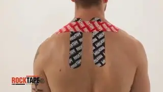 Тейпирование шейного отдела позвоночника от RockTape