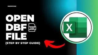 How to open DBF file with MS Excel (Quick And Easy)