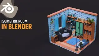 Isometric room animation | Blender 3.6