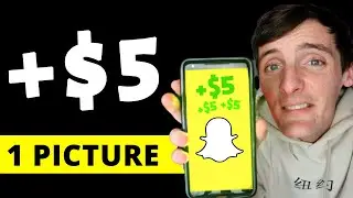 Earn $5 PER Snapchat Picture (NEW Make Money Online App🎉)