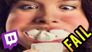 Chubby Bunny Challenge Fail  - Twitch livestream highlight